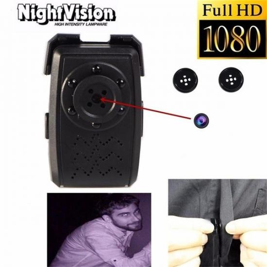 Gece Görüşlü Düğme Kamera